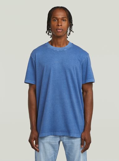 Overdyed Center Chest Loose T-Shirt